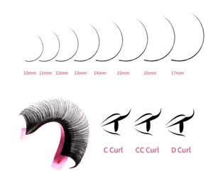 C CC D CC 0.03-0.2 9-18MM Profi Zubehör für Lash Techs - Bild 1 von 1