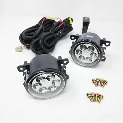 Built-in LED Fog Light Kit Fit 2006-2014 Suzuki GRAND VITARA Switch Wire Clear Foto 1 de 4