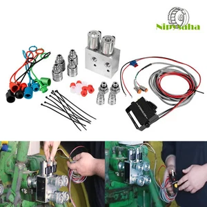 Hydraulic Multiplier SCV Splitter Selector Diverter Valve Kit Coupler Switch Box - Picture 1 of 12