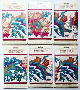 6 Rolls Imperial Richloom Seville Jacobean Floral Wallpaper Border Ashley Taylor - Picture 1 of 5