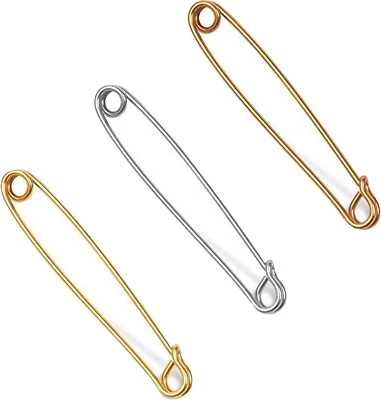3 piezas pasadores de cuello para hombre - pasador de seguridad estilo barras de corbata para boda y negocios Foto 1 de 4