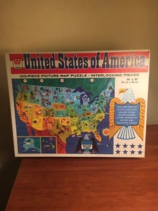 United States of America 100 Piece Picture Puzzle New - Picture 1 of 5