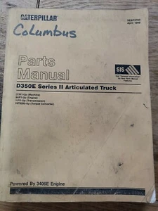 Caterpillar D350E Serie II Knickgelenkter LKW Teile Handbuch 1R-1397-Y20 - Bild 1 von 4