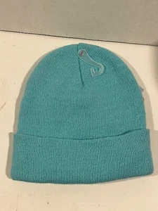 Beanie adulto verde chiaro / blu bambino aderente, NUOVO con etichette, gatto e jack - Foto 1 di 3