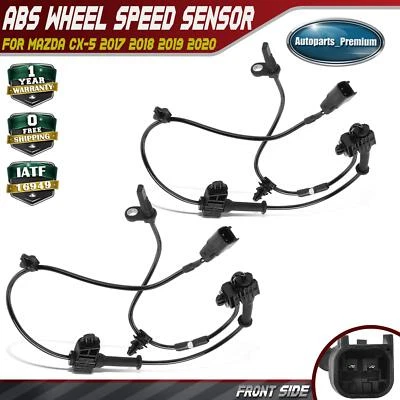 2x Front Left & Right ABS Wheel Speed Sensor for Mazda CX-5 2017 2018 2019 2020 - Image 1 of 4