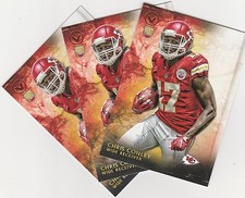 2015 TOPPS VALOR CHRIS CONLEY WR CHIEFS ROOKIE #148 LOT OF 3