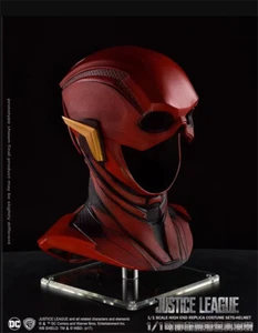 Justice League The Flash Helmet Cosplay 1/1 Wearable Mask Party Prop Accessories - Picture 1 of 11