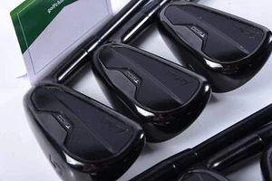 Titleist T200 Ltd Edition Black Irons / 5-PW+48 / Stiff Flex AMT White S300 - Picture 1 of 14