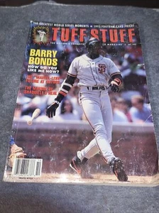 Tuff Stuff Magazine Barry Bonds Cover October 1993 Sports Card Price Guide - Picture 1 of 2