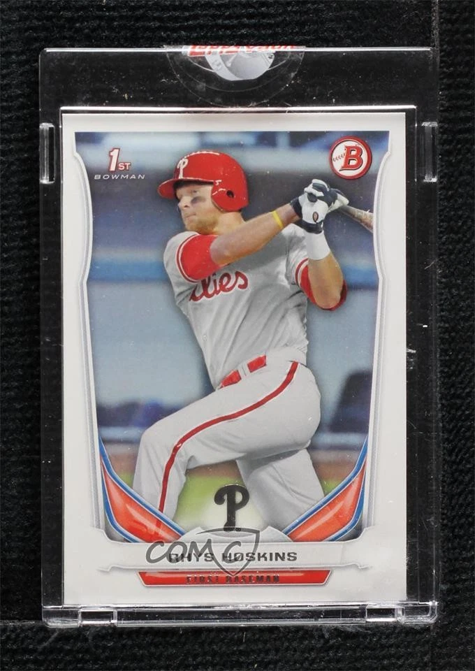 2014 Bowman Draft Topps Vault 1/1 Rhys Hoskins #DP122 1b3 - Image 1 of 3