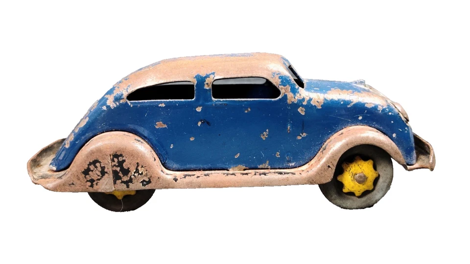 FLUXO DE AR VINTAGE INÍCIO DOS ANOS 1930 WYANDOTTE AÇO PRENSADO CHRYSLER - Imagem 1 de 4