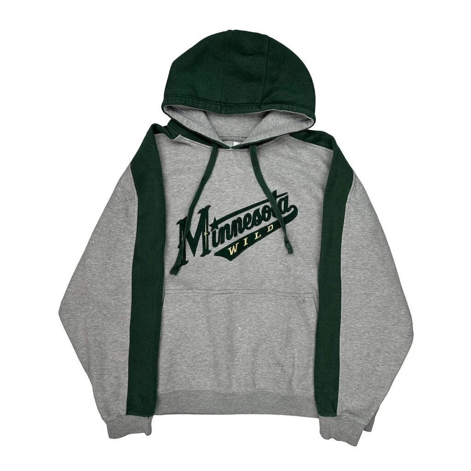 Sudadera con capucha Minnesota Wild Nhl Nhl - 2XL algodón gris Foto 1 de 4