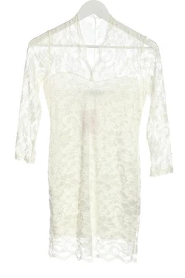 ASOS Vestido de encaje Mujeres Vestido Talla EU 38 blanco elegante - Imagen 1 de 4