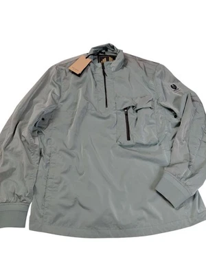 Chaqueta de rampa verde acero para hombre BELSTAFF 1/2 cremallera pulóver talla XL NUEVA CON ETIQUETAS Foto 1 de 4