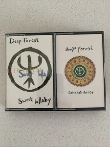 Deep Forest - Savana Dance & Sweet Lullaby cassette singles *like new as pics* - Picture 1 of 9