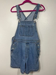 GAP Denim Short Overalls Bibs Shortalls Damen Large Y2K 1999 Vintage M Light - Bild 1 von 6
