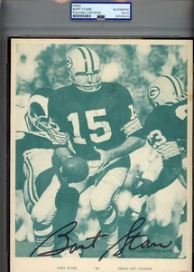 Vintage Print Signed by Bart Starr - PSA/DNA - Bold Black Auto - Packers HOF - Picture 1 of 4