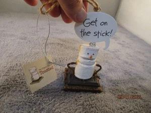 The Original S'mores Toasted "Get on the stick!" Ornament Midwest Cannon Falls - Picture 1 of 3