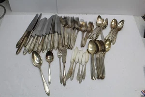 Vintage 68 Teile Konvolut Silberbesteck Community Silverplate Besteck - Bild 1 von 6