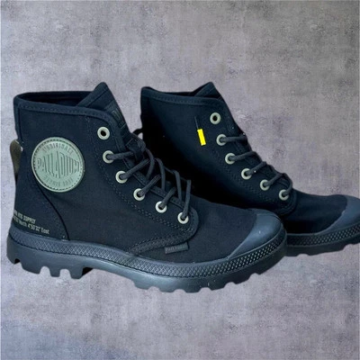 Tênis preto Pallatium novo com etiquetas tamanho c 6,5 m 5 Pampa Hi HTG Supply - Imagem 1 de 4