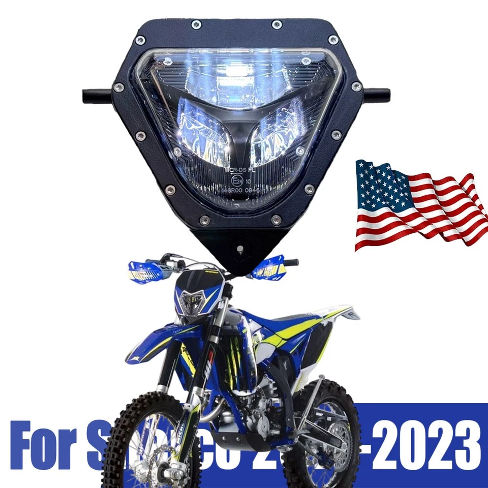 Faro LED para Sherco 2013-2023 SM-R SEF-R Enduro 50 125 250 300 450 500 Foto 1 de 4