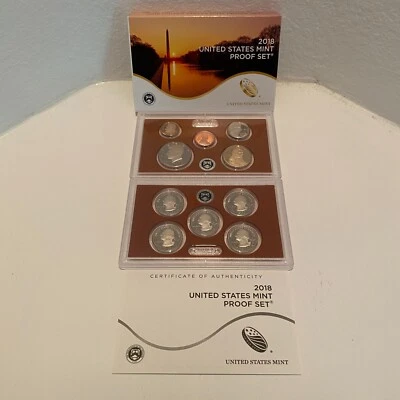 2018 Clad Proof Set U.S. Mint Original Government Packaging OGP COA - Image 1 of 4