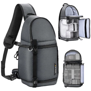 Mochila bandolera impermeable para cámara K&F Concept 10L - Imagen 1 de 45