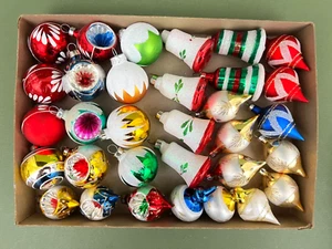 32 Surtidos Polonia Brillo Sangría Bola Lágrima Campana Pluma Árbol Adornos de Navidad - Imagen 1 de 24