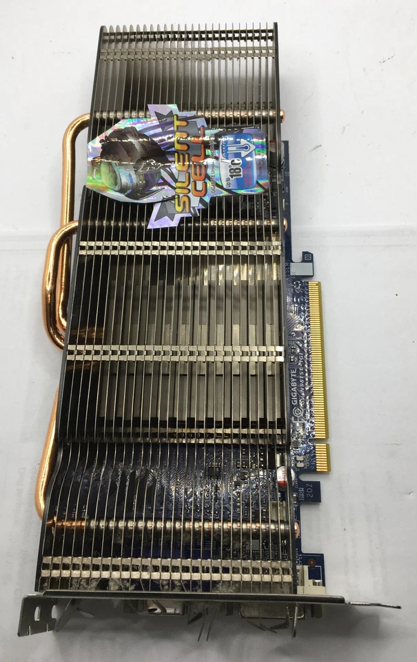 GIGABYTE GV-N98TSL-1GI GeForce 9800 GT 1GB Silent Cell PCI Express Video Card - Image 1 of 4