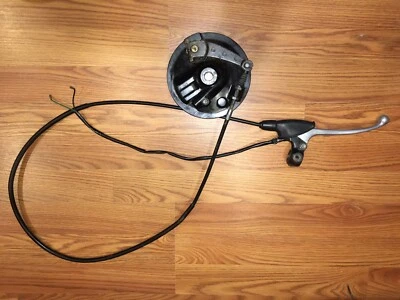 1982-83 Honda XL250R передняя тормозная панель OEM с рычагом, насечкой и кабелем полный комплект! - Изображение 1 из 4