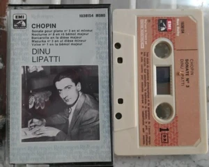 Chopin - Piano Works Dinu Lipatti French EMI Cassette Tape Paper Label NM - Picture 1 of 2