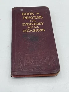 Book Of Prayers For Everybody And All Occasions Antique copywriter 1907 - Bild 1 von 8