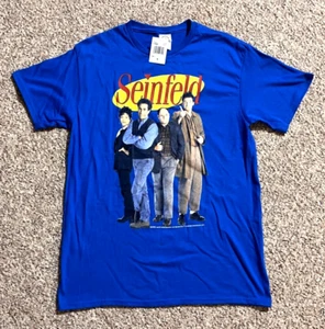 T-shirt vintage Seinfeld Medium Delta Pro peso Jerry Kramer NBC commedia nuova con etichette - Foto 1 di 4