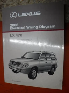 2006 LEXUS LX 470 ORIGINAL FACTORY ELECTRICAL WIRING DIAGRAMS MANUAL SERVICE - Picture 1 of 7