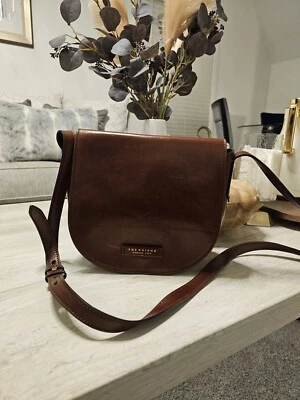 Bolso Bandolera Mujer Cuero Marrón THE BRIDGE Línea Cernaia Foto 1 de 4