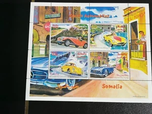Sellos Somalia .Hoja bloque.Nueva MNH. Coches . 2000 - Imagen 1 de 1