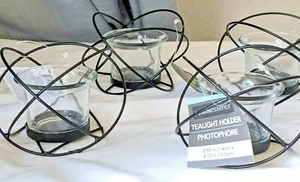Modern atomic PhotoPhore tea light candle holders set of 4 new - Picture 1 of 8
