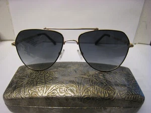 Sean John SJMO S3001 Sonnenbrille Pilotenstil glänzend gold/schwarz 59-16-150 mit Etui - Bild 1 von 6