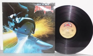 ANVIL Metal On Metal LP Vinyl France Attic Lips Mothra Tag Team 666 PLAYS WELL - Picture 1 of 3