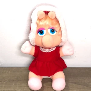 Mcdonalds Muppet Babies Miss Piggy Plush Stuffed Animal Toy Figure 1987 Vintage - Picture 1 of 12