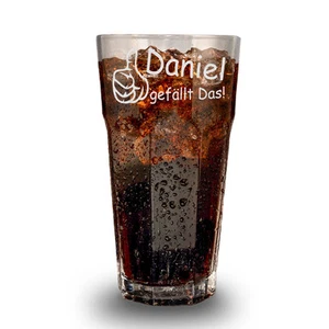 Longdrinkglas mit Wunschgravur Motiv Mir gefällt das! personalisiert Geschenk - Bild 1 von 3