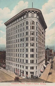 Indianapolis Indiana Knights of Pythias Building Postcard - Picture 1 of 2