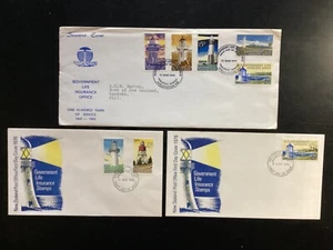 NZ 1969 Government Life‘Lighthouse’ FDC+1976 8+10c FDC and 1978 25c FDC NZF468#3 - Picture 1 of 1