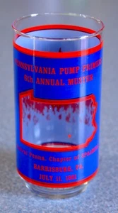 VINTAGE PA. PUMP PRIMERS 6th  MUSTER, HARRISBURG, PA. (JULY 11, 1981) GLASS - Picture 1 of 4