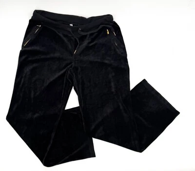 Rocawear Pants Womens 1X Velour Pull on Y2K Sweatpants Beaded Sexy Since 1999 - Image 1 of 4
