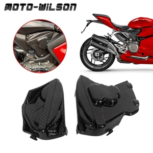 For Ducati 959 100% Carbon Fiber Engine Panel Cover Protect Modify Gloss - Picture 1 of 18