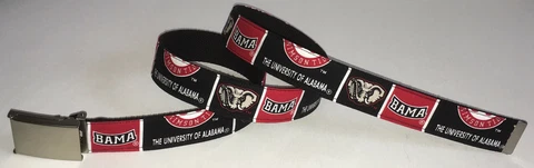 University Alabama Crimson Tide BELT NCAA Fan Game Gear College Alumni Team Shop Cover
