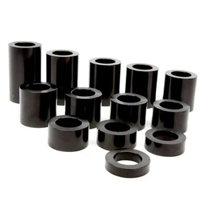 WheelAxle Spacer Kit 3/4 inch- Harley Custom motorcycle–13 Piece Black Anodized - Bild 1 von 1