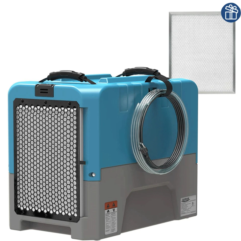 ALORAIR 180PPD LGR Commercial Dehumidifier for Basement Warehouse 2300sq w/Pump