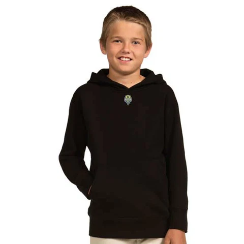 NEW MLS Seattle Sounders Signature Embroidered Hooded Sweatshirt Youth M Black Cover